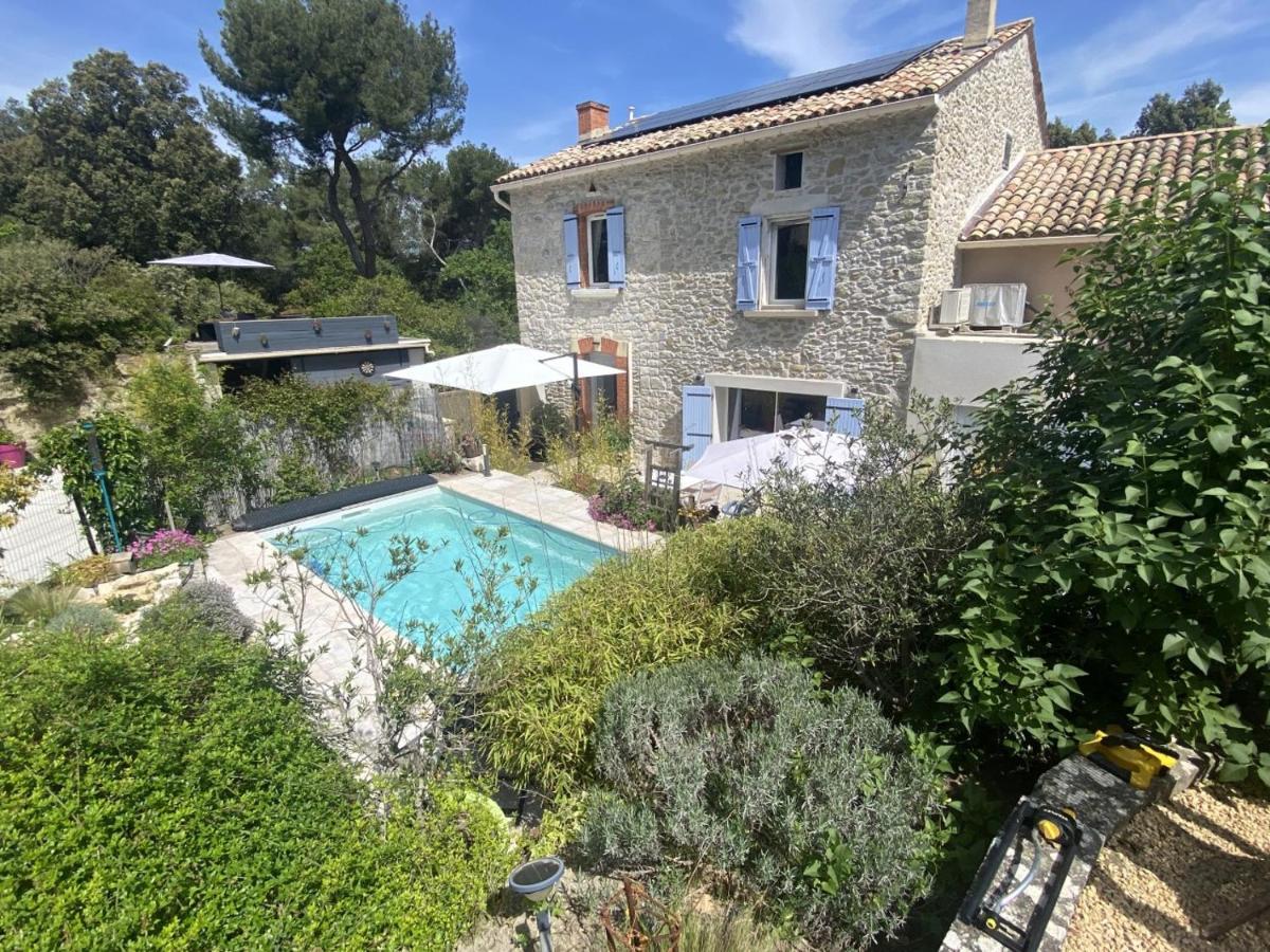 La Suite De Charme Du Mas De La Fontaine De Jonquier Avec Spa Privatif Seguret Bagian luar foto